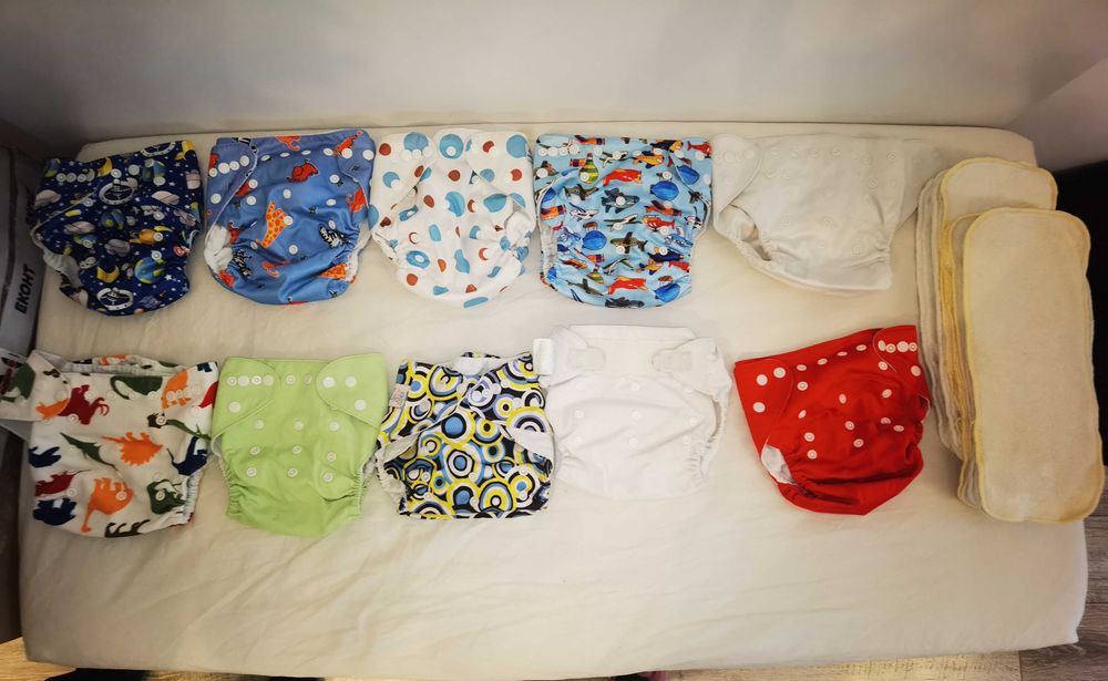 Многократни пелени, чувалчета за бебе