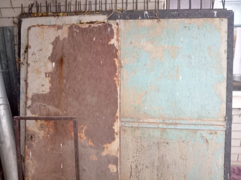 Ворота железные с калиткой