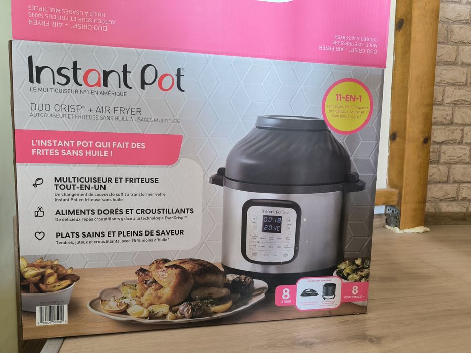 Комбиниран мултикукър с еърфрайър instant pot duo crisp