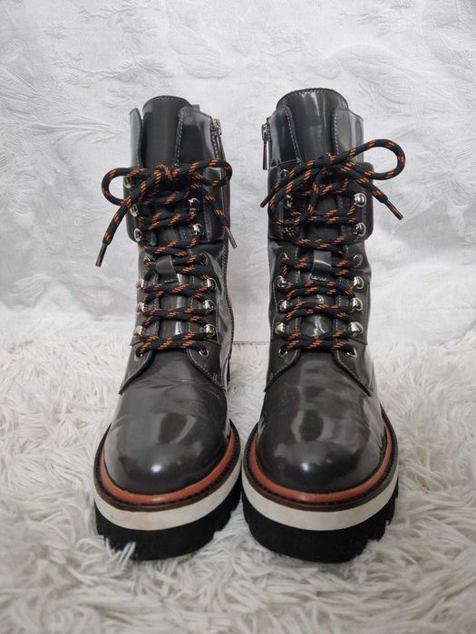 Botine Eva Minge mărimea 37 – platformă, piele lucioasă