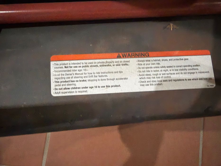 Електрическа количка Razor Crazy Cart XL