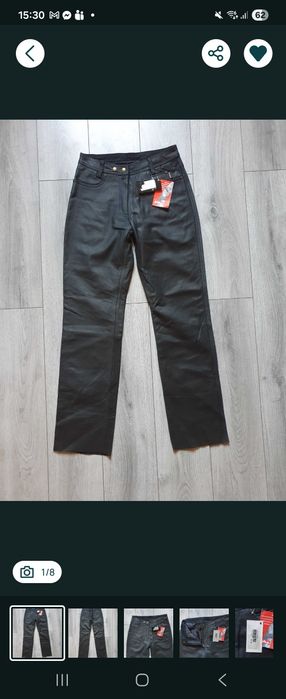 Pantaloni din piele Polo, noi cu etichetă