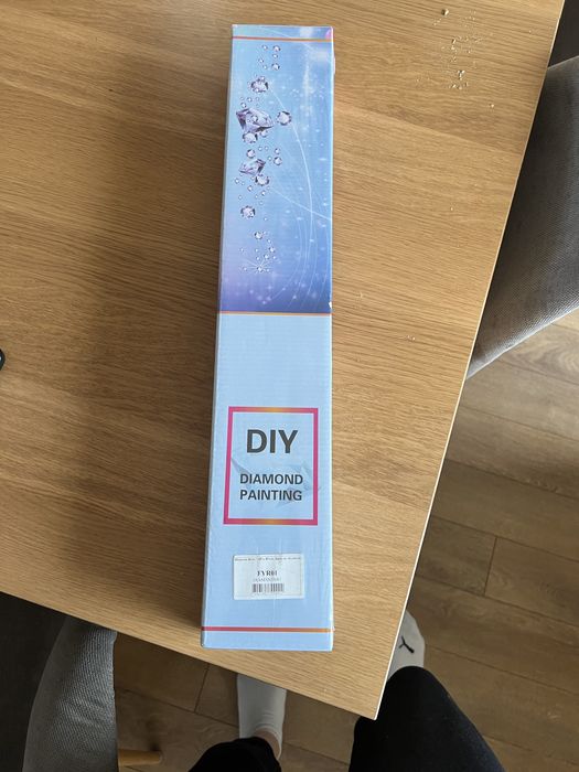 Диамантен гоблен - “Шарено коте” 40х40 см