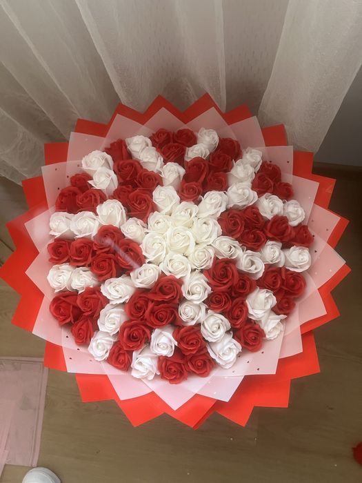 Buchet trandafiri sapun oferta