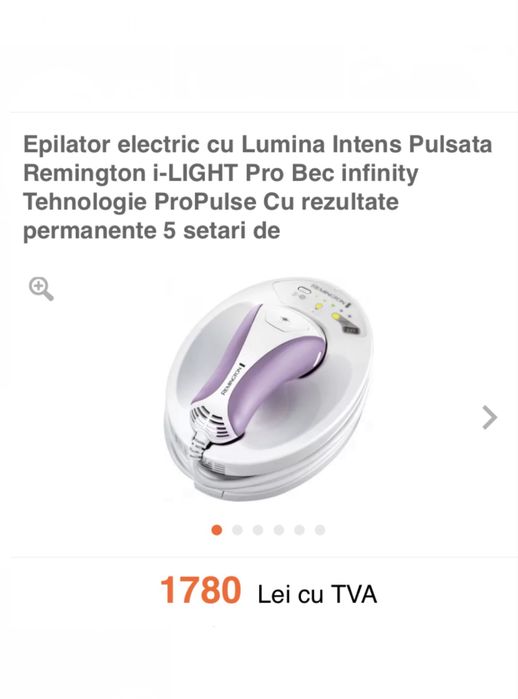 Ipl laser remington epilare definitiva corp si fata