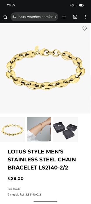 Vând set brățară+lănțișor LOTUS