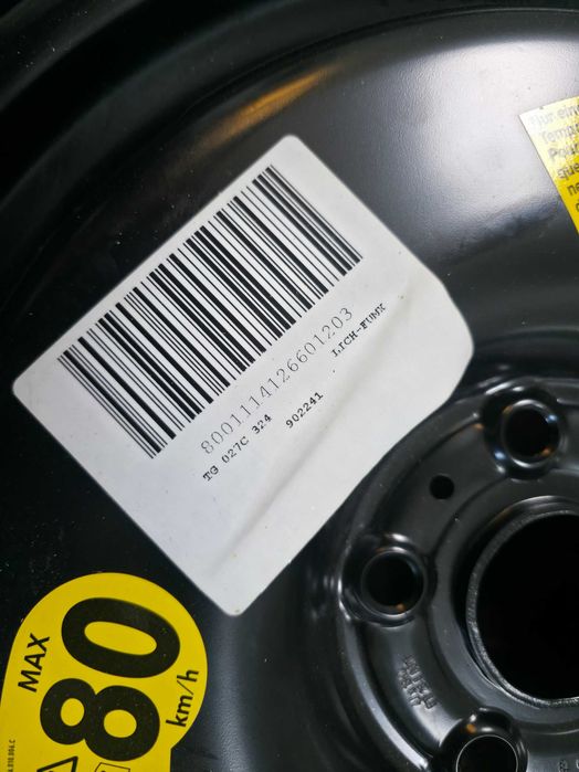 Roata Rezerva MICA SLIM 5x112 18'' - 145/85/18 OEM VW Tyron Tiguan / Skoda Kodiaq / Audi Q2 Q3 Q4 / Seat Tarraco NOUA !