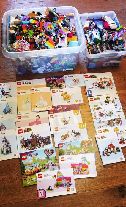 Seturi lego la vrac, piese + figurine