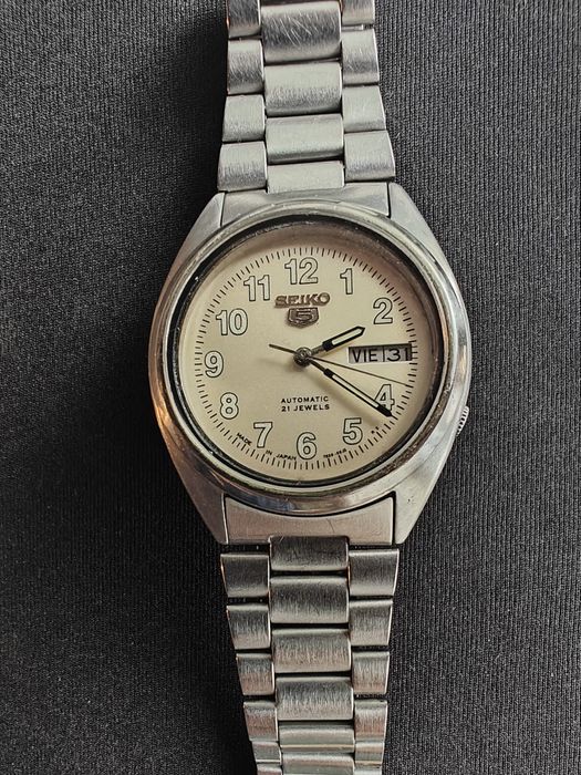 Ceas Seiko 5 Automatic "Military" - Integral Oțel - Calibru 7009