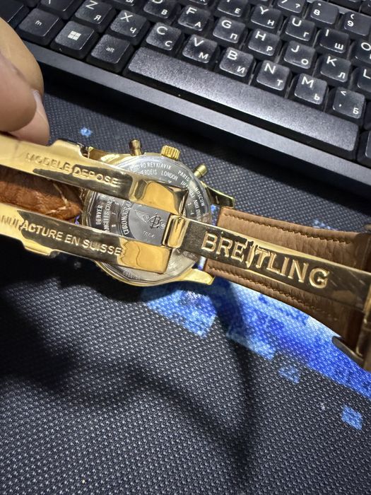 Японские Мужские часы Breitling Navitimer кварцевые Премиум