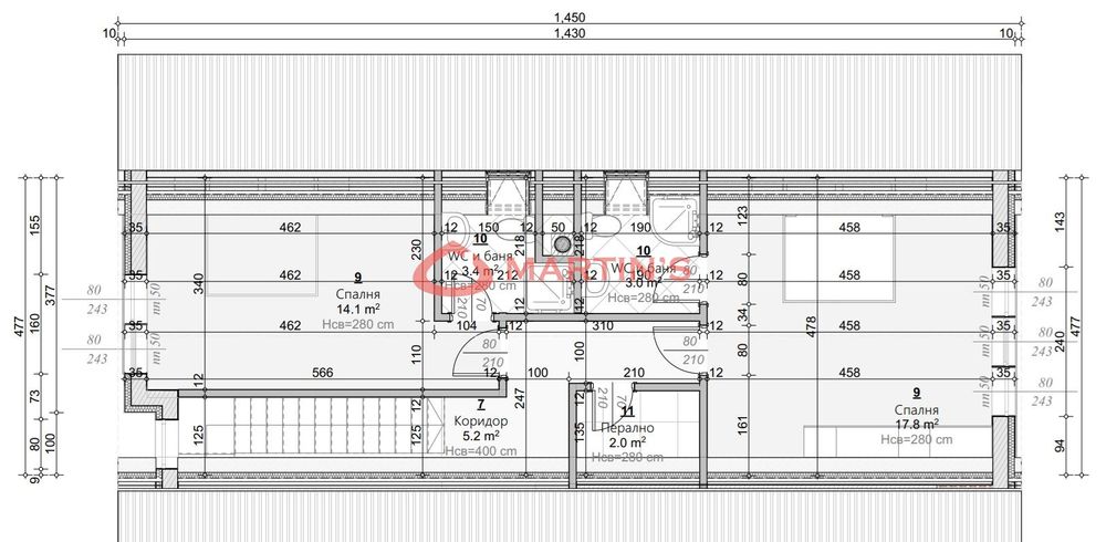 Къща в Пловдив, област-с.Марково площ 225 цена 280000
