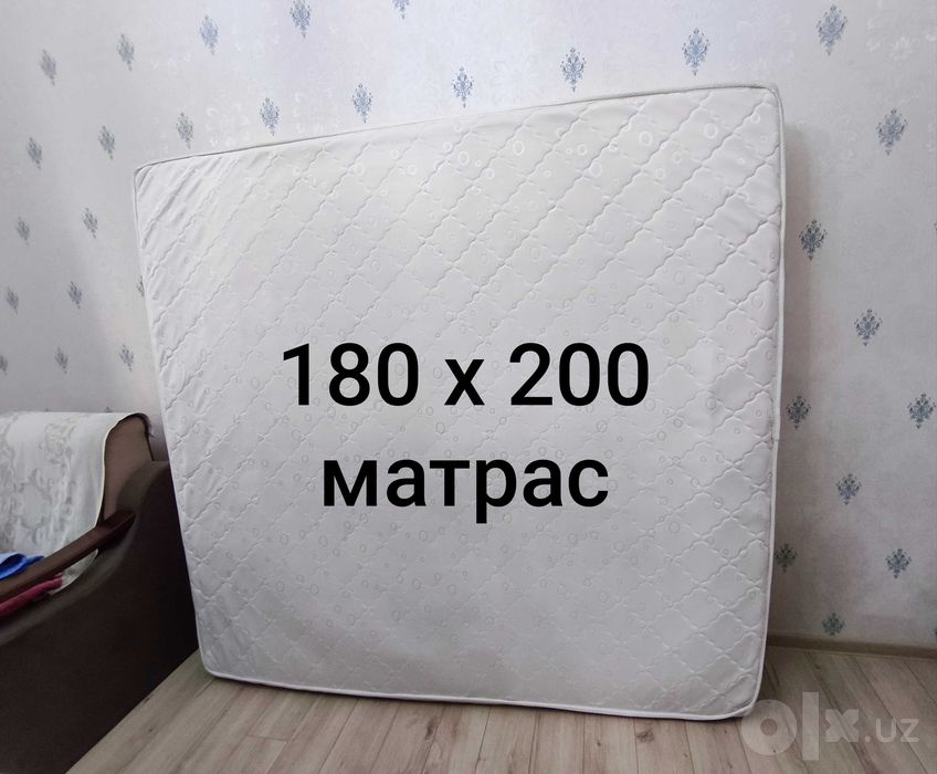 Матрас двуспальный 180 × 200 пружинный!