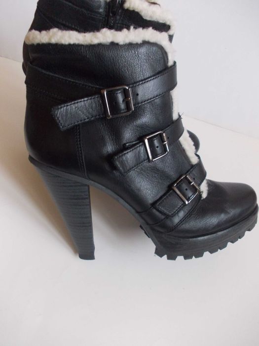Зимни кожени боти  № 39