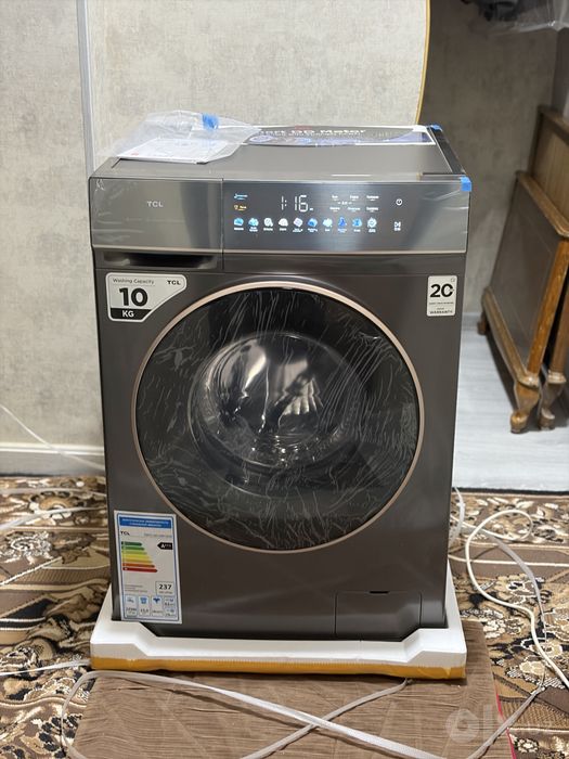 Стиральная машина kir moshina TCL 10 kg  dastavka ustanovka garantiya