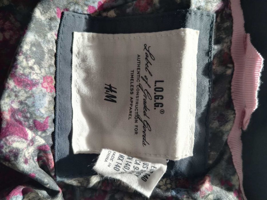 Geaca gri groasa H&M 140