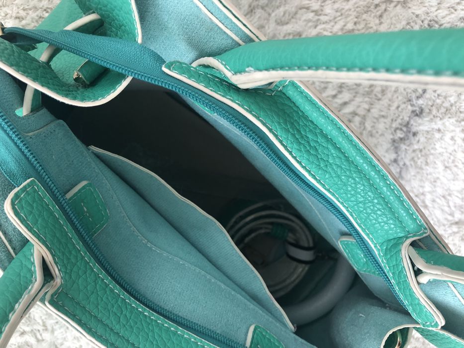 Чанта цвят мента