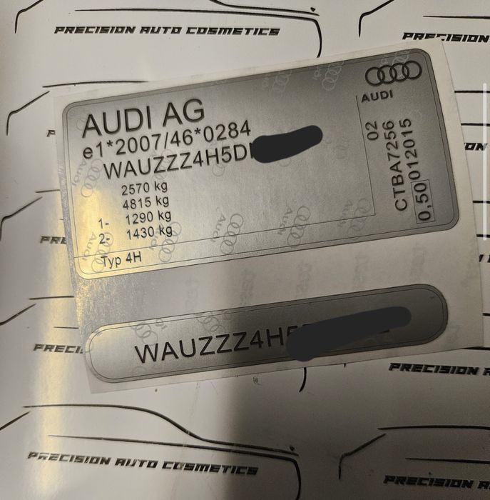 Проверка VIN за ауди