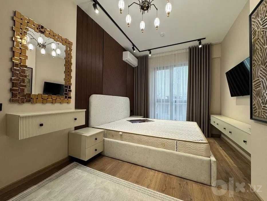 2 комната, современный ремонт и техника в ЖК "Akay City"