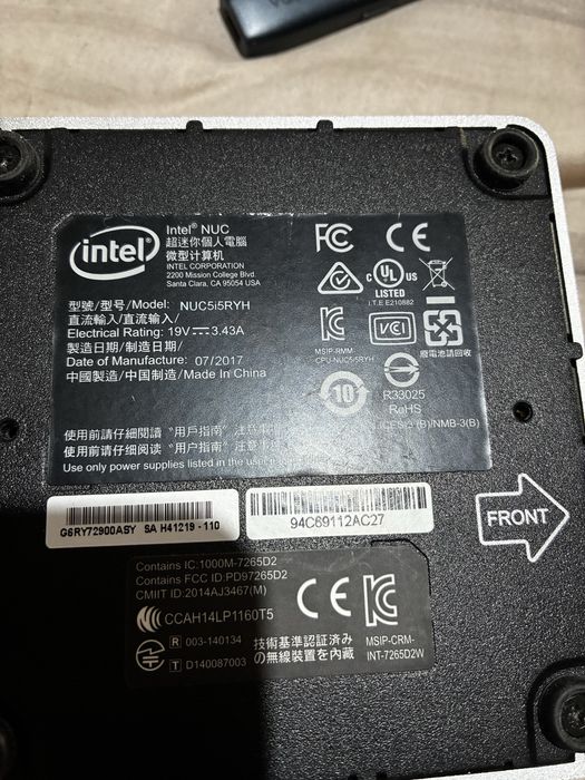 MiniPC intel NUC