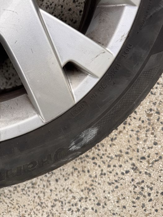 225/55/17 Лети джанти с летни гуми Hankook  и Гудиар