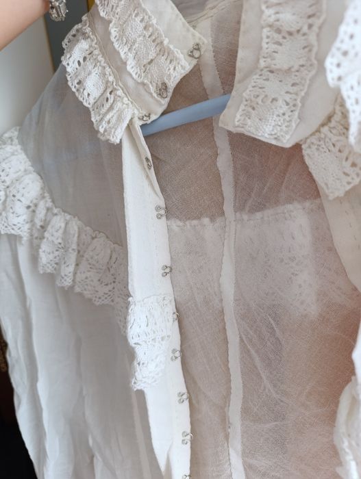 Cămașă cusuta de mana, pattern victorian
