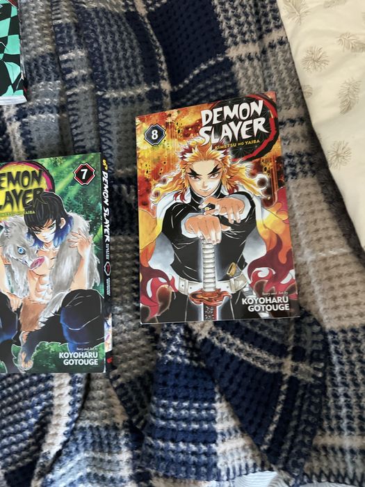 Manga demon slayer, volum 1-8