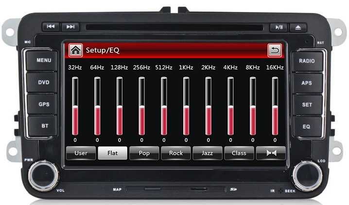 Vând Navigație auto pentru VW Golf 5,6; Passat B6,B7, CC, etc.7 " Inch