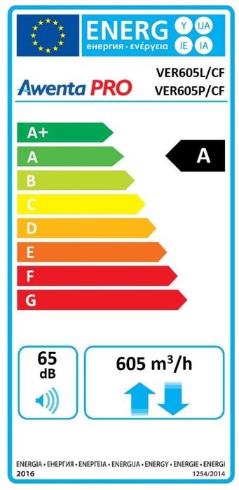 AwentaPRO Auros 605 Series – Centrala Ventilatie smart cu ecran touch