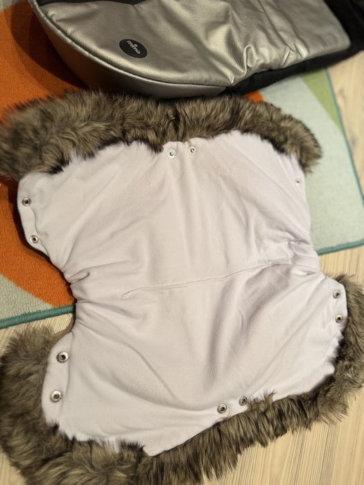 Mima Argento - зимен чувал за количка + подарък маншон за ръце!