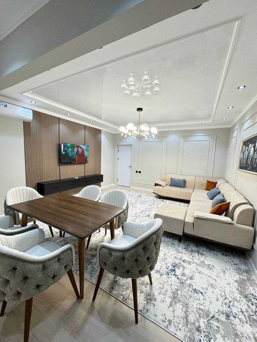 Сдается в аренду 3 комнатная 78кв м квартира, метро МирзоУлугбек 3/7/9