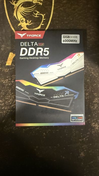 Оперативная память T-Force Delta RGB DDR5 32GB (2×16GB) 6000 MHz CL38