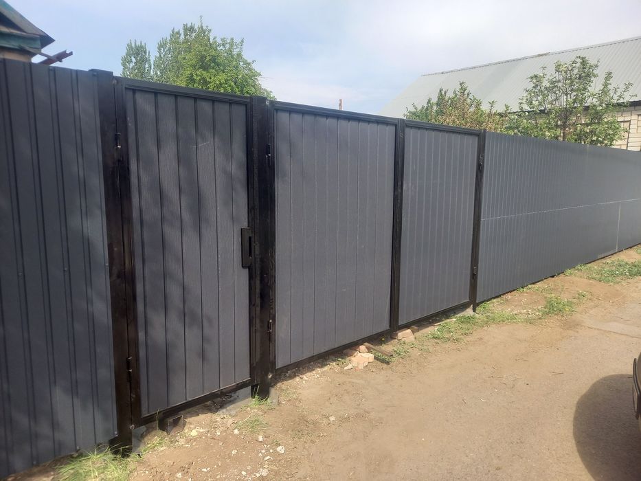 Заборы ворота под ключ