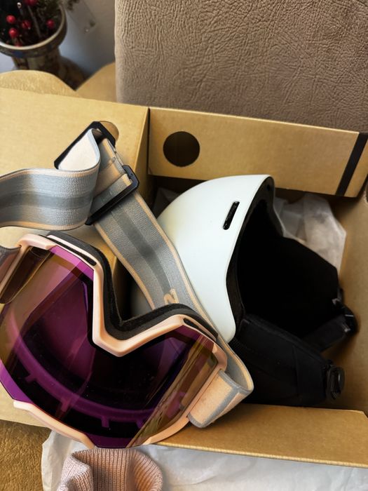 Set Casca ochelari ski femei