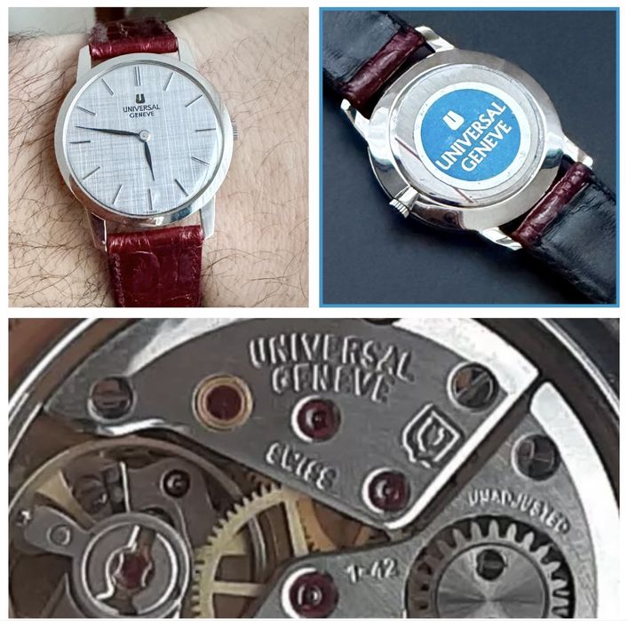 Ceas Universal Geneve Full Set.Nou-Nos.New Old Stock.Anii 60’