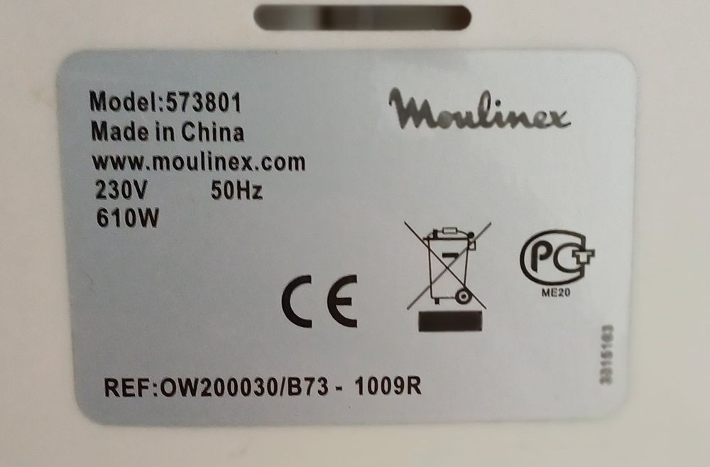 Masina paine Moulinex OW200030/B73 perfect functionala cuva defecta