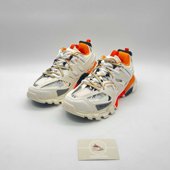 Balenciaga Track LED Orange White