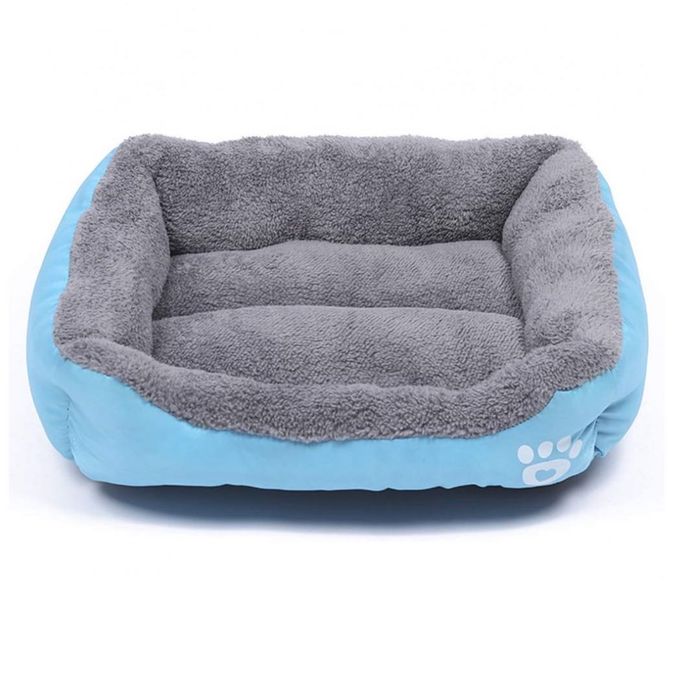 Легло за голямо куче с лапичка ХХЛ светло син