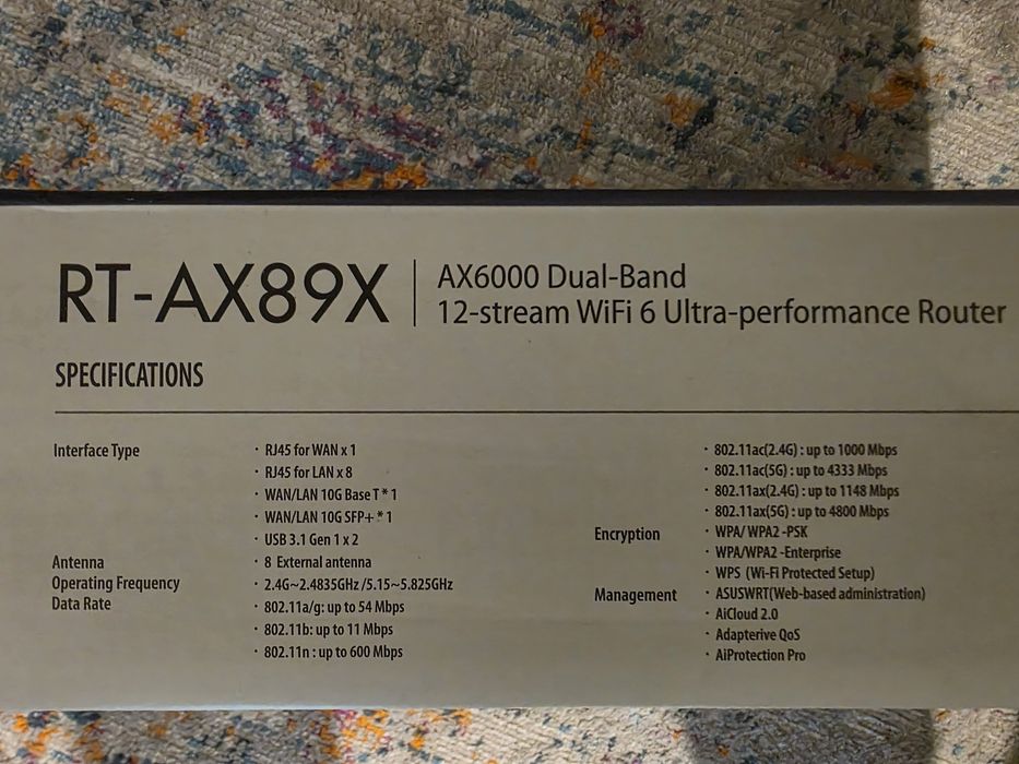 Router performant RT-AX89X