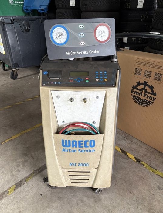 Машина/станция за зареждане на климатици WAECO. Фреон R134A
