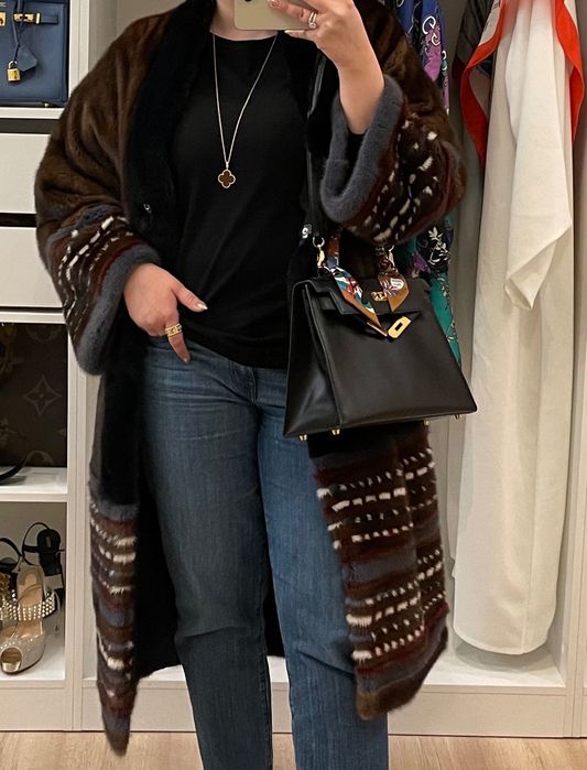 Норковая шуба итальянского бренда