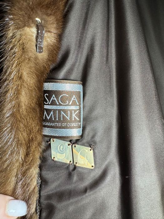 Palton din blană naturală de vizon(nurca)