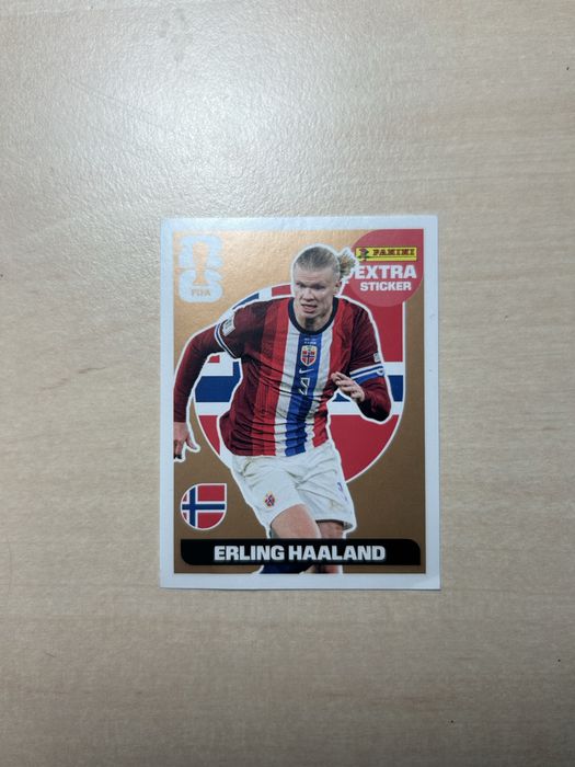 Haaland бронз panini екстра стикер