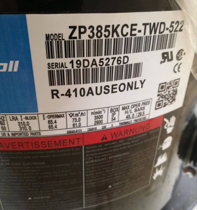 ZP385KCE-TWD-522 компрессор