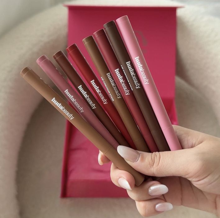 Huda Beauty Lip Contour Stain + rhode Peptide Lip Tint гланц оригинал