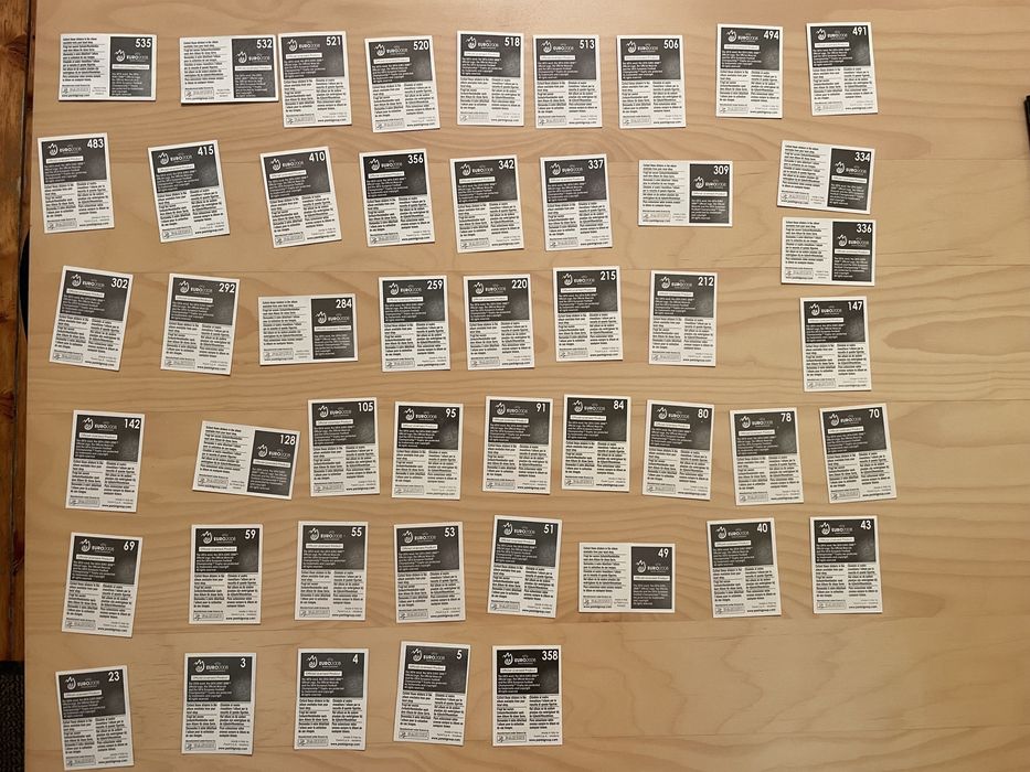 Panini лепенки, Панини стикери Евро 2008