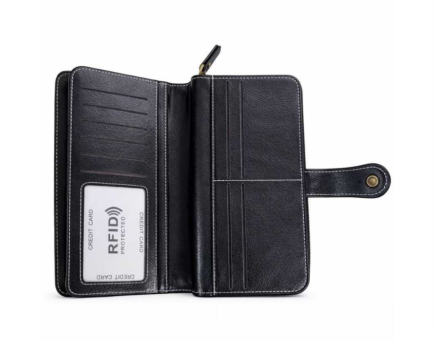 Portofel negru protectie RFID