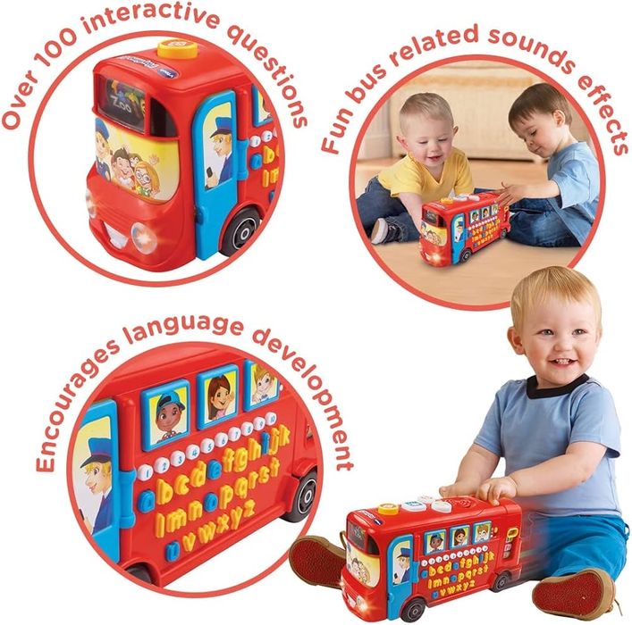 Vtech Bus 2,3,4+г. Образователна игра на Английски