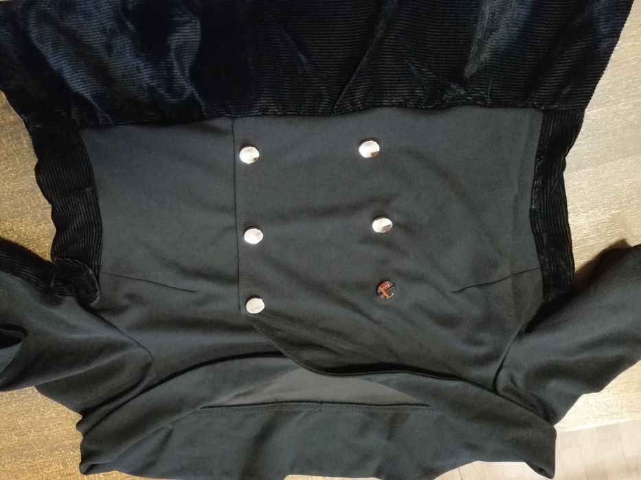 Бродирана блузка. Черна туника.