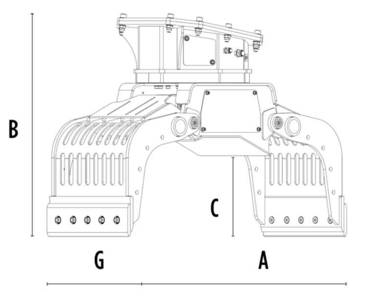 Graifere de sortare model MB-G450 de la MB Crusher
