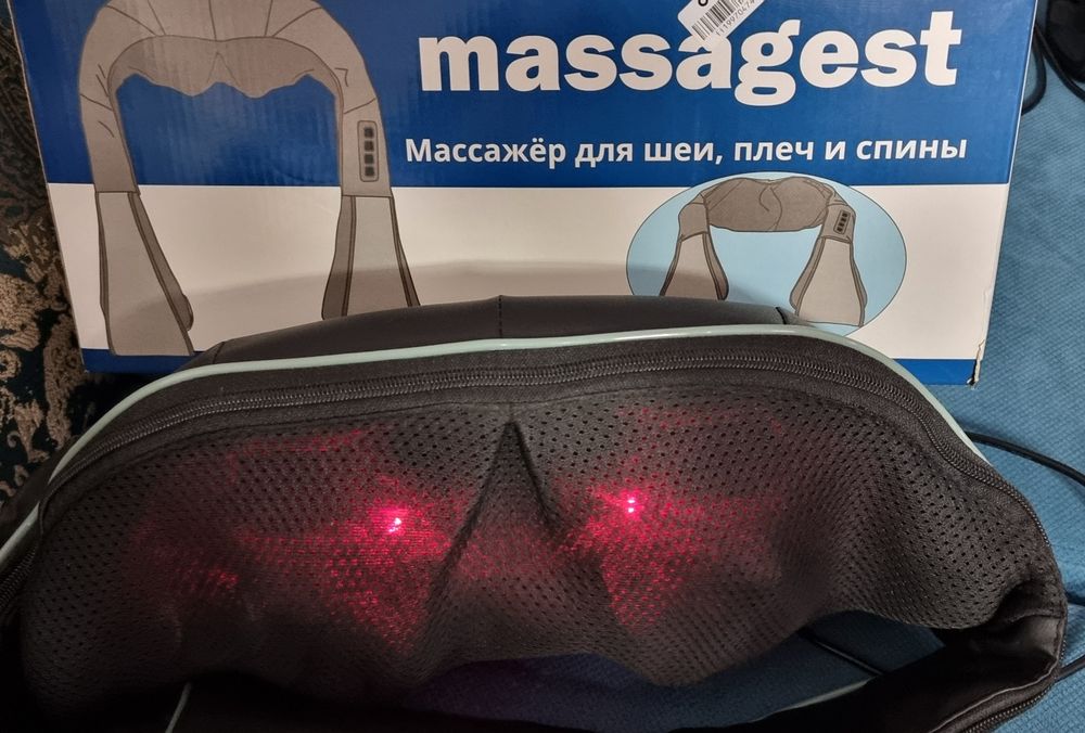 Массажёр для шеи, плеч и спины с прогревом